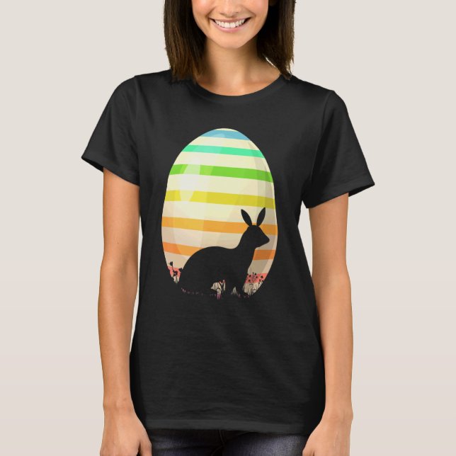 Påskägg Vintage Stil Ferret Påskägg T Shirt (Framsida)