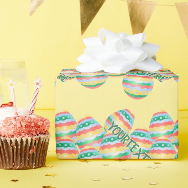 Påskägg Wrapping Papper Festive Påsk-handbok Presentpapper (Födelsedagsfest)