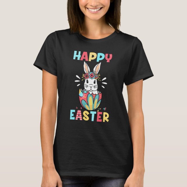 PÅSKÄGGEN GLAD PÅSK 1 T SHIRT (Framsida)