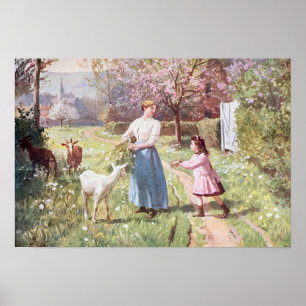 Påskäggen i Land 1908 Poster