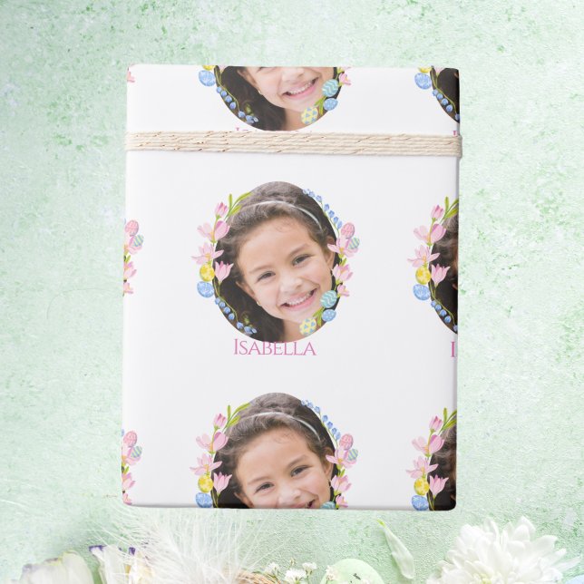 Påskägget anpassade - figursättning Pappert Presentpapper (Customizable Easter Egg Wrapping Paper)