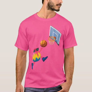 Påskägget Basketball Player Funny Sports Boys Kid T Shirt