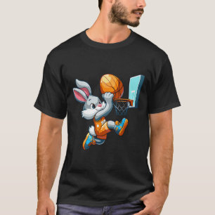 Påskägget Bunny Rabbit Played Dunking Bysketbyll T Shirt