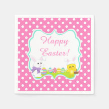 Påskägget Cute Påskhare och Chick Hunt