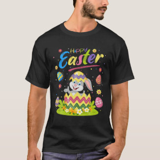 Påskägget Cute Rabbit Lycklig Ea T Shirt