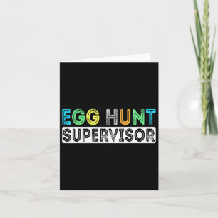 Påskägget Egg Hunt Supervisor som jagar Party för Kort
