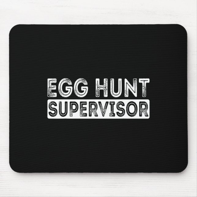 Påskägget Egg Hunt Supervisor som jagar Party för  Musmatta (Framsidan)