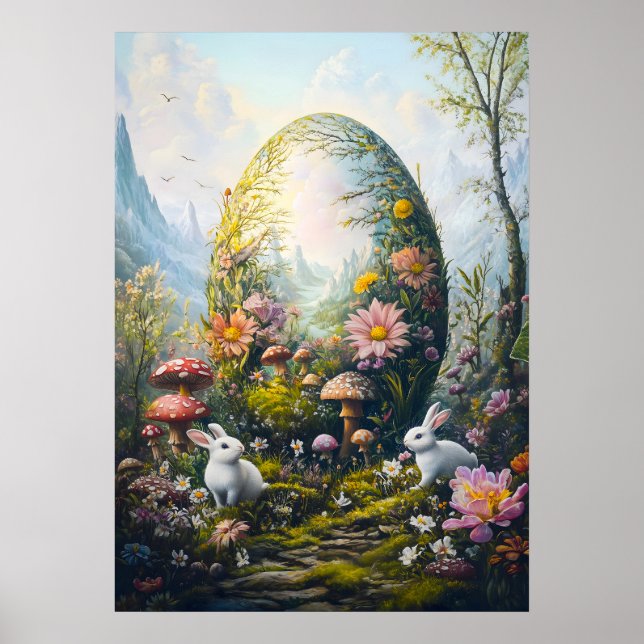 Påskägget Fantasy Poster (Framsidan)