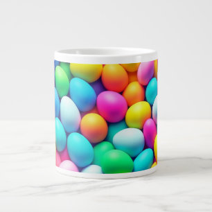 Påskägget färgad/Vår Jumbo Mugg