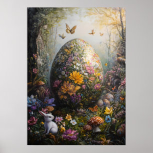 Påskägget Flower Giant Poster