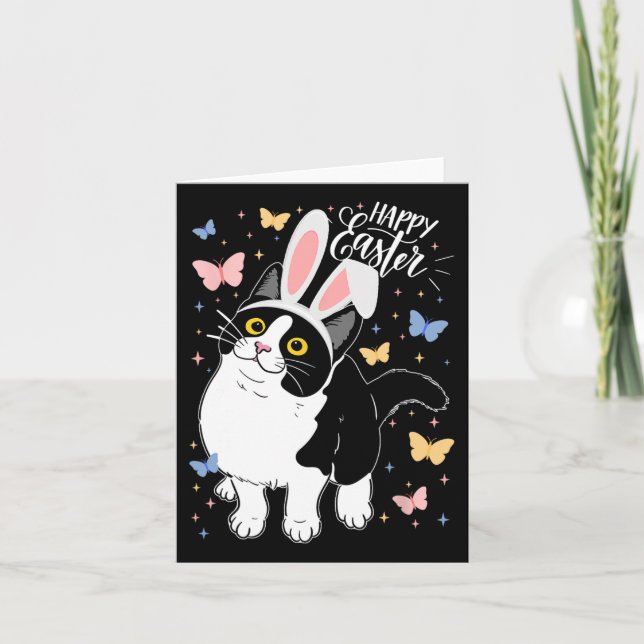 Påskägget Glad påsk Bunny Tuxe Kort (Framsida)