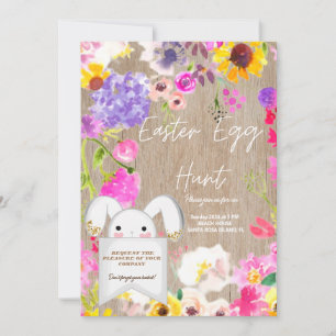 Påskägget Hunt Brunch Invi Inbjudningar