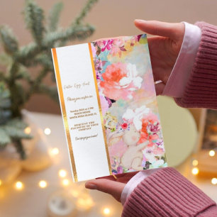 Påskägget Hunt Brunch Invi Inbjudningar