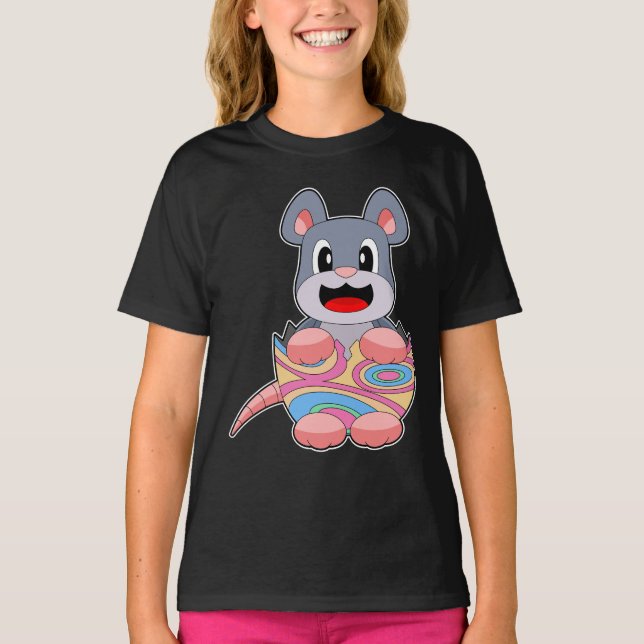 Påskägget Mouse Påsk T Shirt (Framsida)
