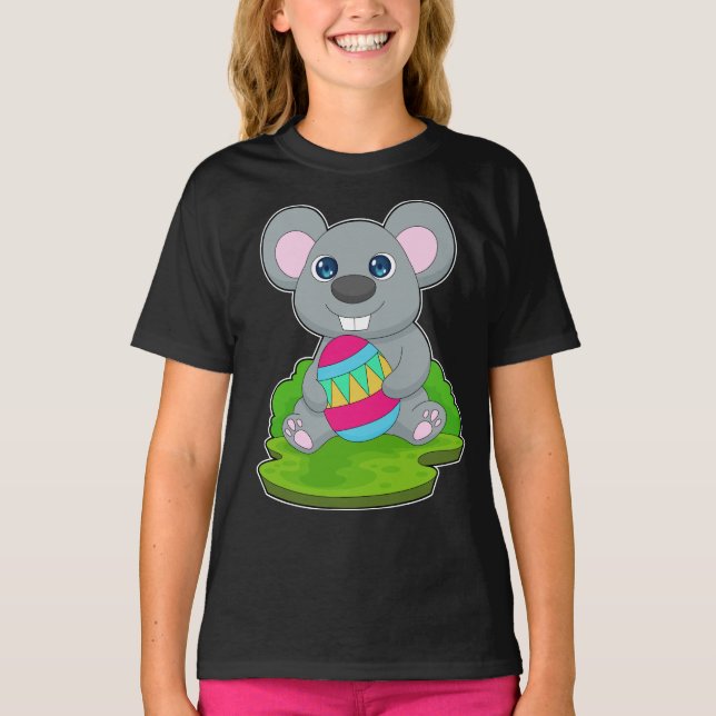 Påskägget Mouse Påsk T Shirt (Framsida)