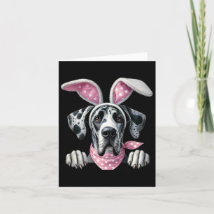 Påskägget Påsk Hund Bunny Vår Great dane Hund Kort