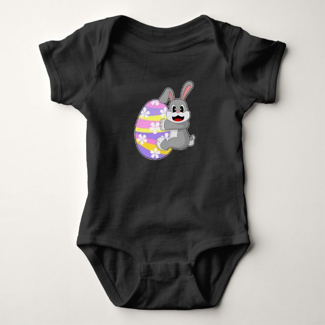Påskägget Rabbit Påsk T Shirt (Framsida)