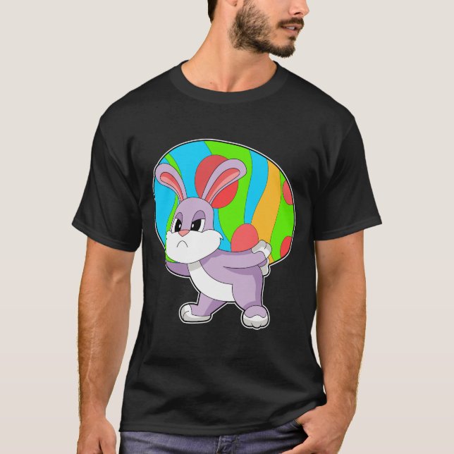 Påskägget Rabbit Påsk T Shirt (Framsida)