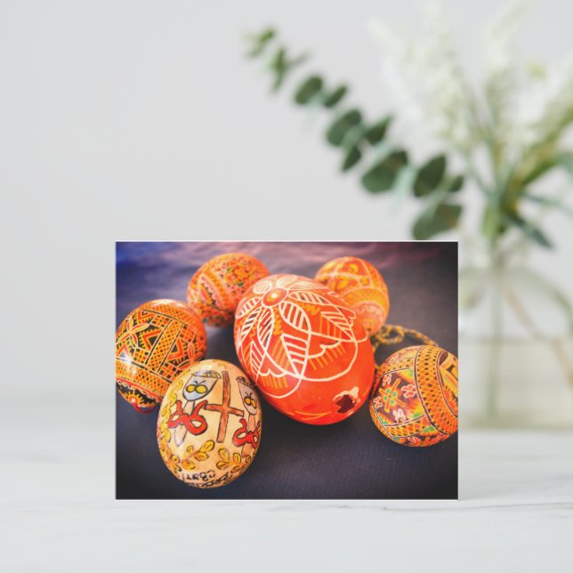 Påskägget Ukraina Helg Vykort (Stående Fram)