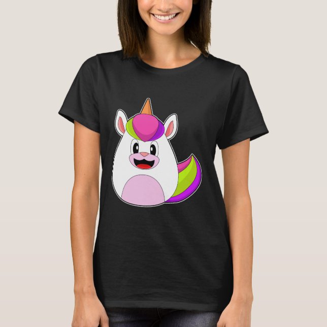 Påskägget Unicorn Påsk T Shirt (Framsida)