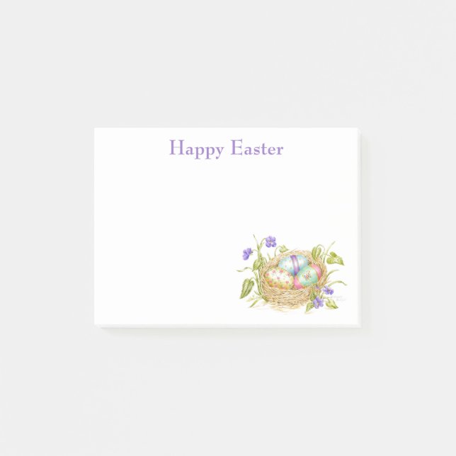 Påskäggets kapslade anteckningar efter det att den post-it block (Framsida)