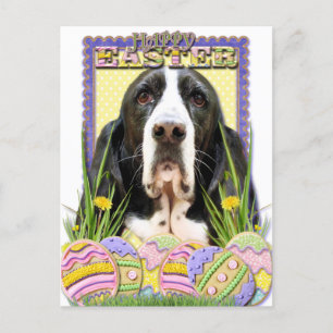 Påskäggkakor - Bassethund - jasmin Helg Vykort