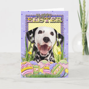 Påskäggkakor - Dalmatian Helgkort