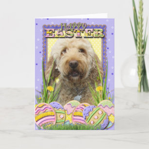 Påskäggkakor - GoldenDoodle Helgkort