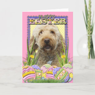 Påskäggkakor - GoldenDoodle Helgkort