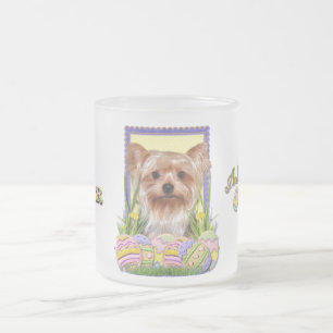 Påskäggkakor - Yorkshire Terrier Frostad Glasmugg