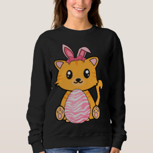 Påskäggsjakt Kaninöron Katt Påskdagen 2023 T Shirt
