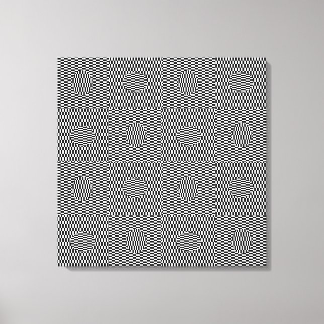 Påskäggsjakt OpArt Canvastryck (Framsida)