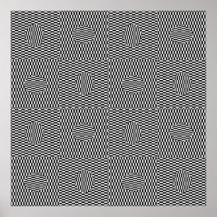 Påskäggsjakt OpArt Poster