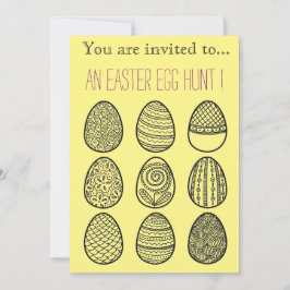 Påskäggsjakt Påskfestfirande Inbjudningar