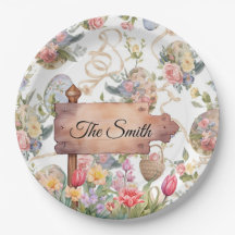 Påskäggsjaktfest med familjenamn