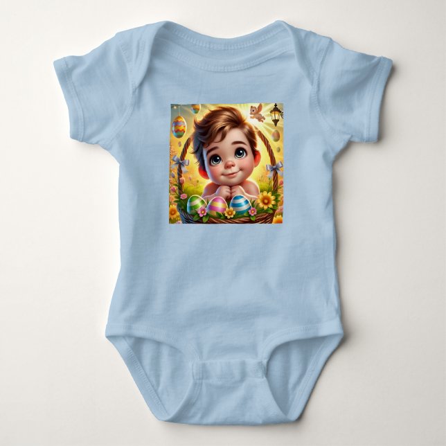 PÅSKBABYPOKE Dekorerade ägg ~  T Shirt (Framsida)