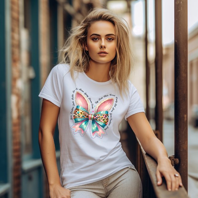 Påskbåge med kaninöron t shirt (Skapare uppladdad)