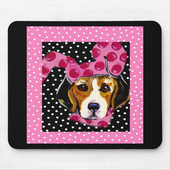 Påskbeagle Musmatta (Framsidan)