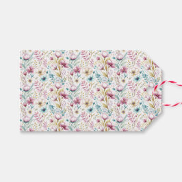 Påskblommig presentpapper uppsättning presentetikett