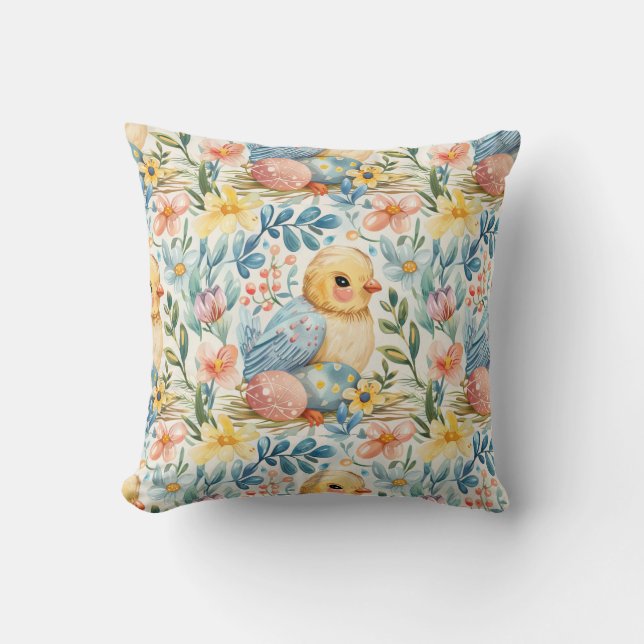 Påskblomning Påsk 7 Kastkudde Kudde (Framsida)