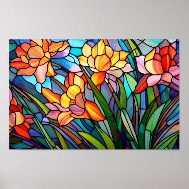 Påskblomning Poster (Framsidan)