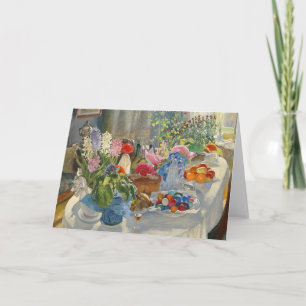 Påskbord Helgkort