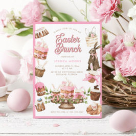 Påskbrunch-inbjudan Inbjudningar