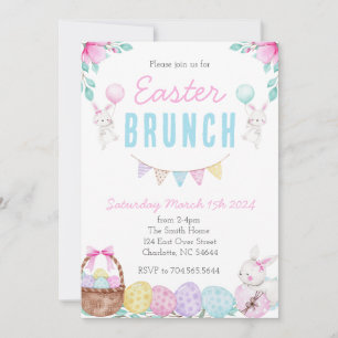 Påskbrunch-inbjudan, Påsklunch-inbjudan Inbjudningar