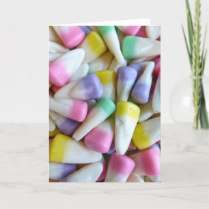 Påskcandy corn helgkort