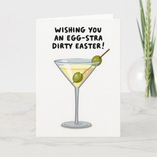 Påskcocktail önskningskort kort