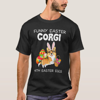 Påskcorgi med påskägg t shirt