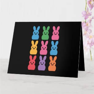 Påskdag Kanin Ägg Rutmönster Leopard Kort