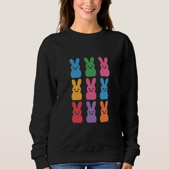 Påskdagskaninägg Rutat leopard T Shirt (Framsida)