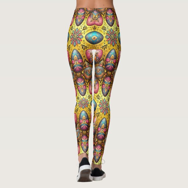 PÅSKEÄGG ~ Extravaganza 3D ~  Leggings (Baksida)